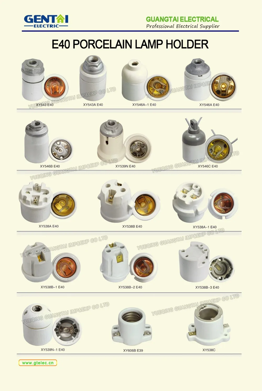 250v E27 Lamp Holder / E27 Porcelain Lamp Socket / E27 Ceramic Lamp