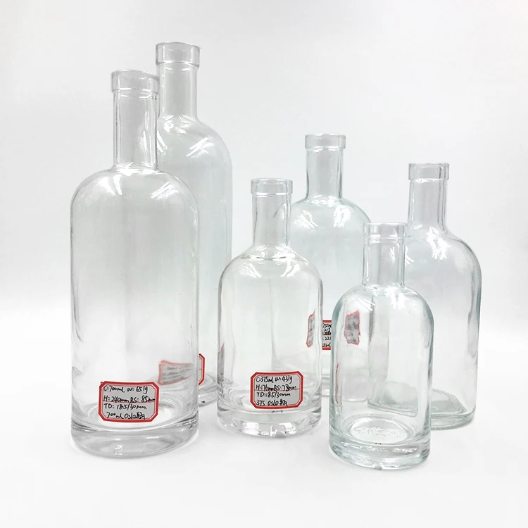 200 ml 375 ml 500 ml 700 ml 750 ml 1000 ml אוסלו בקבוק זכוכית וודקה רוח ...