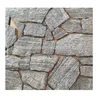China Nero Santiago Grey Granite Crazy Stone Rock Wall Cladding Outdoor Decorative Wall Bricks
