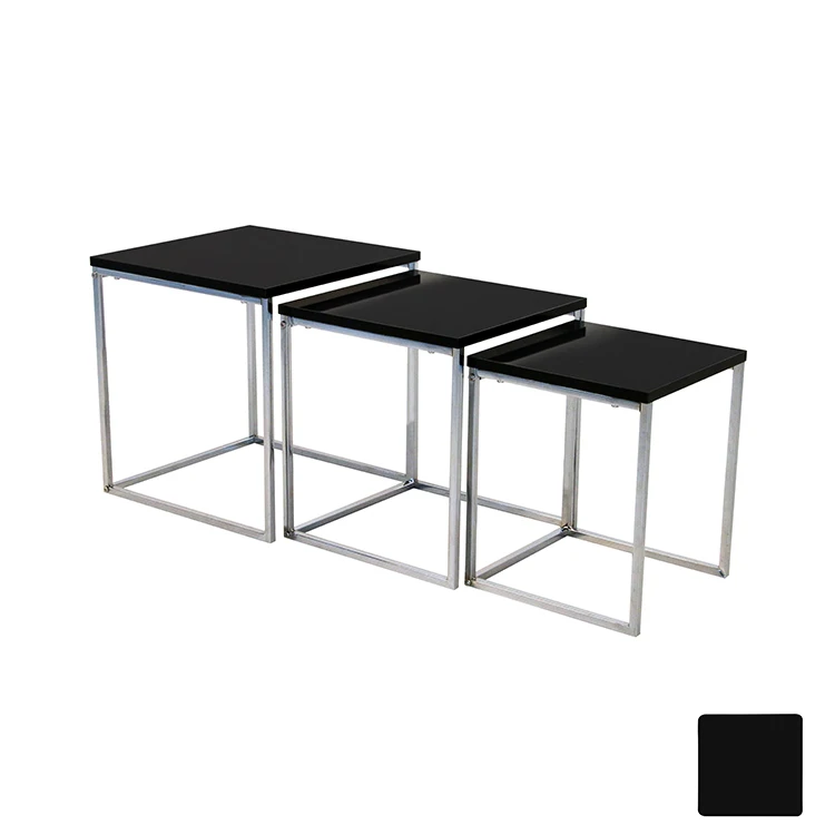 Popular simple design 3 pieces coffee table side table living room coffee table furniture D-001