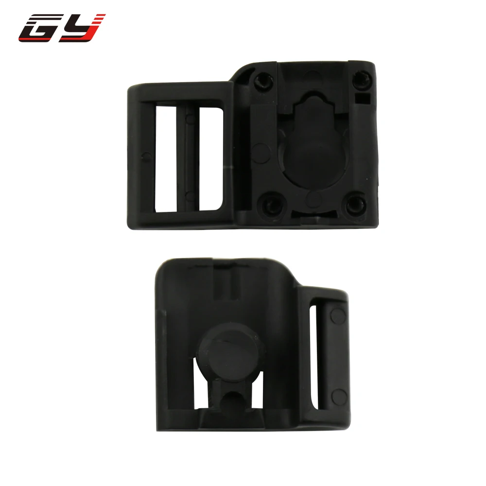Newest Buckle Helmet Buckle Bike Black Plastic Buckle Button