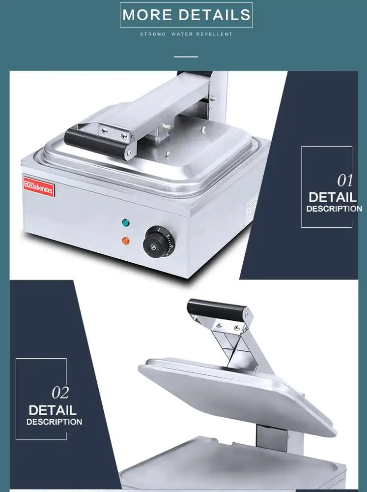 2017 Luxury Electric Grill Toaster Portable Stainless Steel Toaster