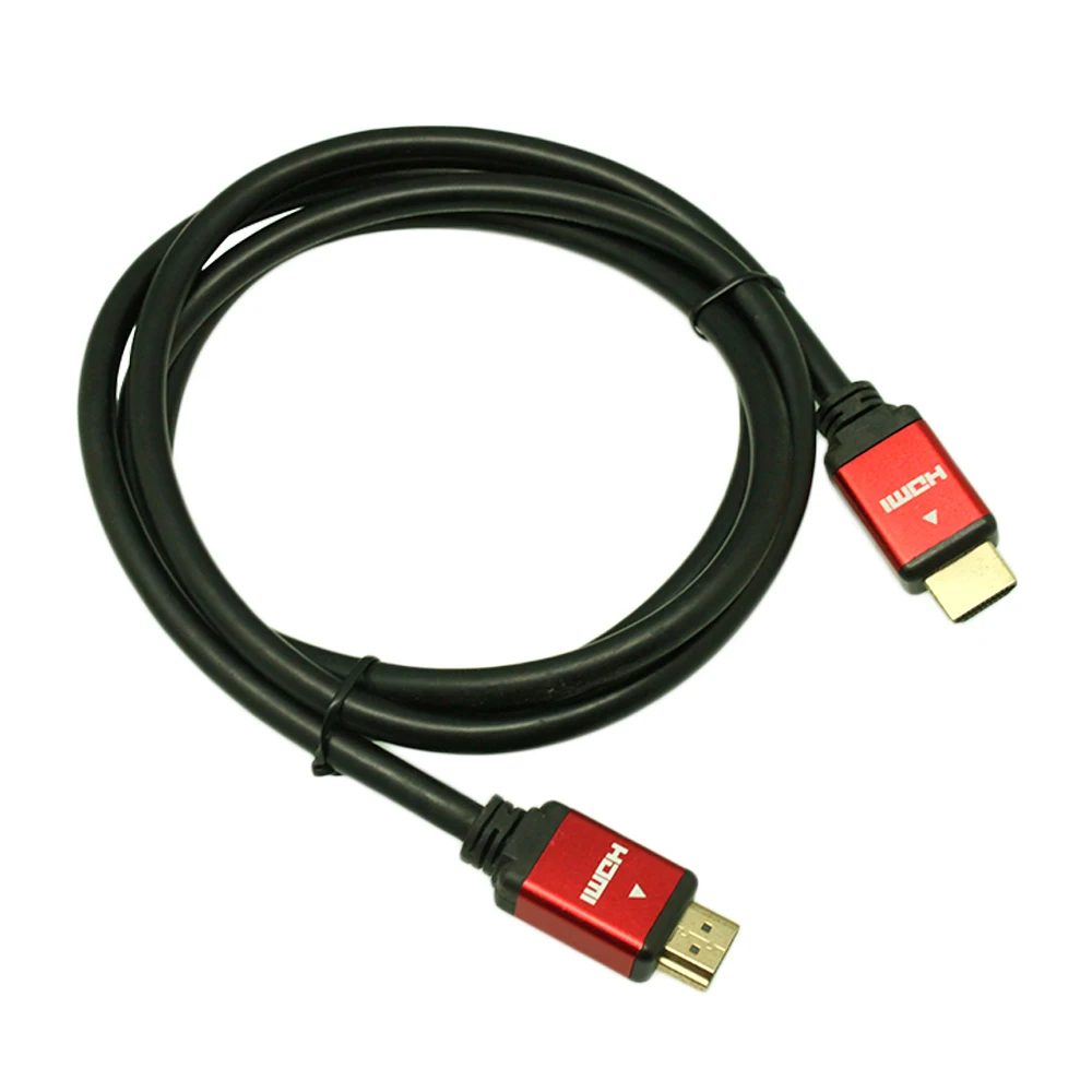 XANUAN Flat PVC colorful  HDMI 1.4V Cable 4K Gold-Plated HDMI to HDMI Cord Supports UHD FHD 3D Ethernet