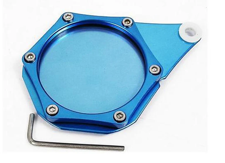 Colorful Motorcycle Frame Tax License Disc Holder Plate