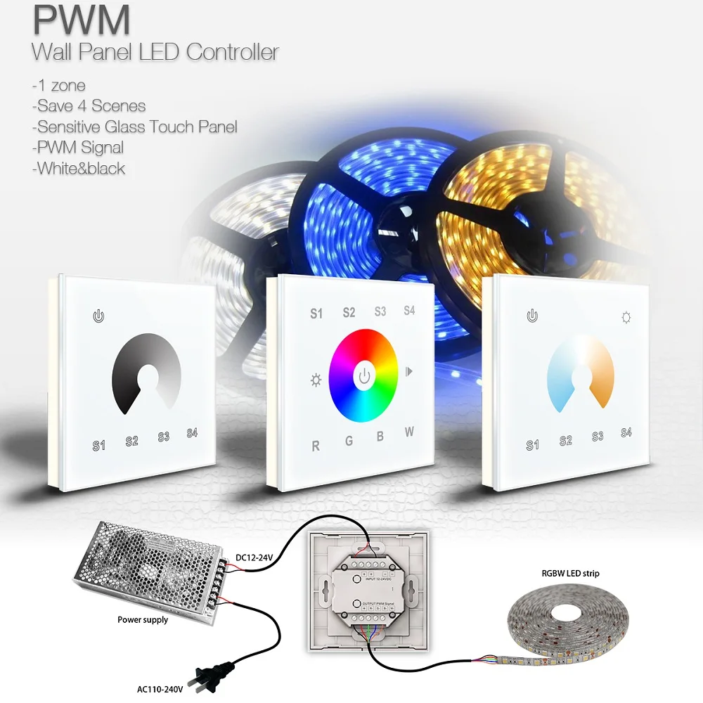 RGBW LED Strip Dimmer SR-2811PWM