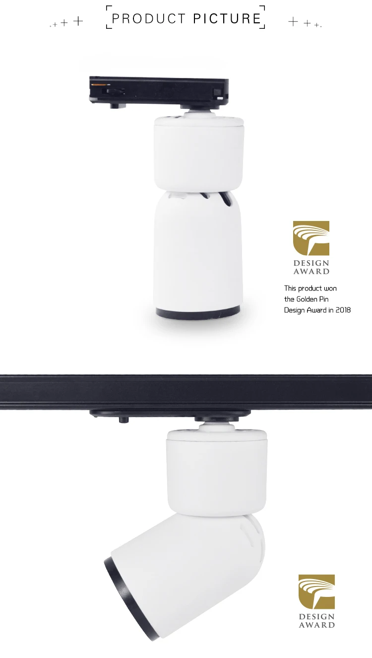 10w dimmable design bedroom ceiling led track spot light for home