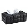 PU Soft Sheep Leather Fashionable Tissue Box Rectangle