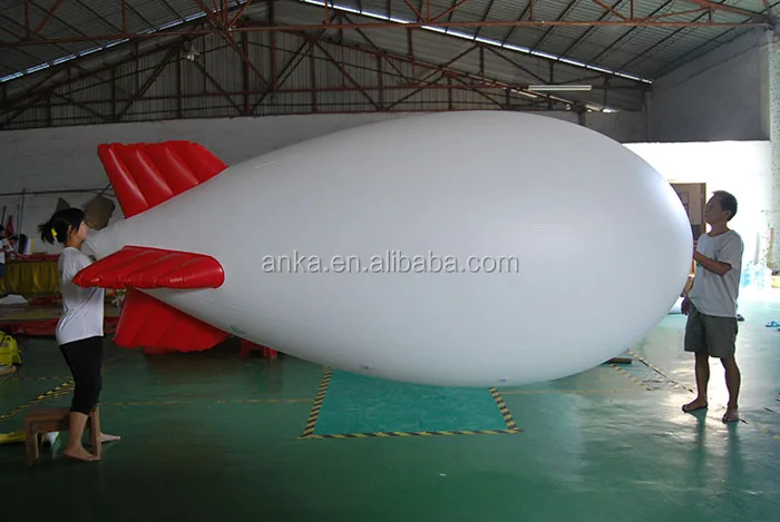 flying inflatable helium blimp/helium airplane