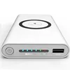 hot sale high quality QI wireless charger Power bank 10000mah for all smartphone