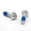 Class 8.8 White Zinc Hexagon Head Plastic Self-locking Insert Nylon Patch Bolt
