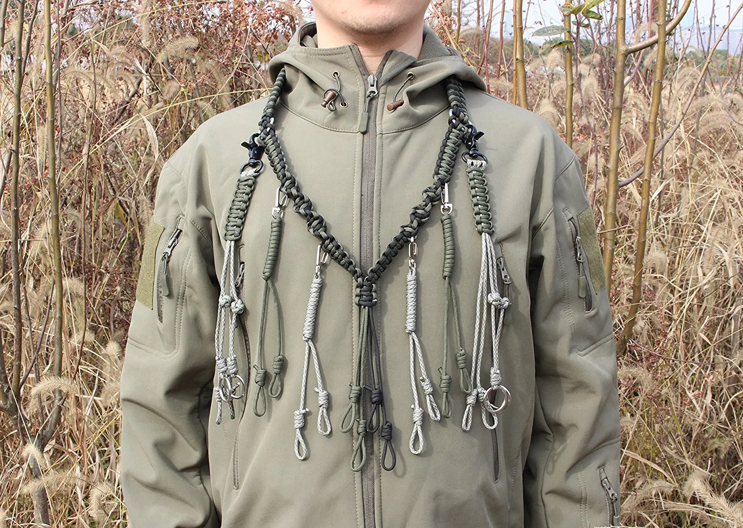 duck-call-lanyard-paracord-hunting-goose-calls-16-adjustable-loops-4