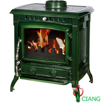Stainless Steel Electric Fireplace With High Temperature Paint