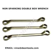 Two -Box WRENCH SPANNER SPARKLESS , SAFETY COPPER ALLOY OFFSET HANDLE ,DOUBLE HEAD RING 12POINTS GLASSES ROUND TYPE