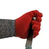 Color Hot Selling HPPE knitted Level5 CE En388 nitrile sandy coated gloves anti cut wear resistent/non slip safety hand gloves