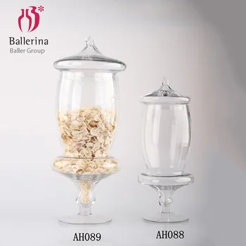 Ballerina Christmas Decoration Apothecary Food Storage Clear Candy