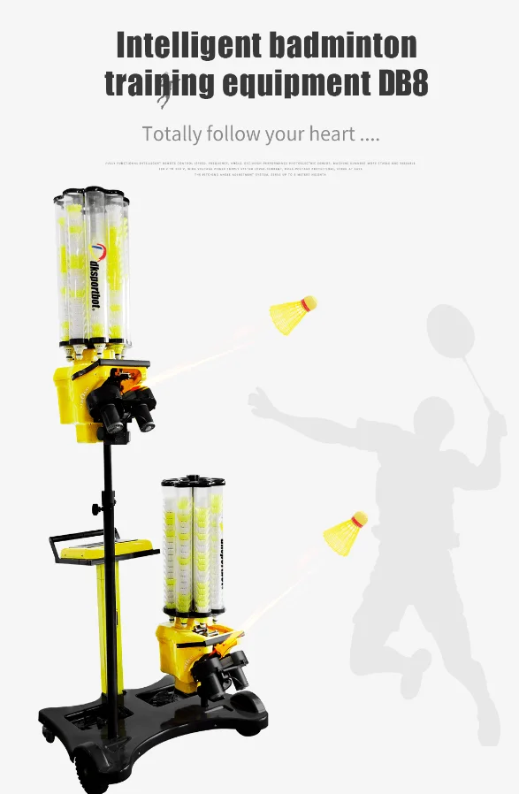 Professional New Arrival Badminton Shuttlecock Shooting Machine Shuttle