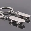 Romantic Creative lover key holder Friends Gifts Couple Skateboard Keychain Ring Keyring Key Chain