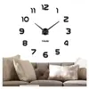 Wholesale super large wall clock 3D DIY Wall Clock Acrylic Mirror wall Clock