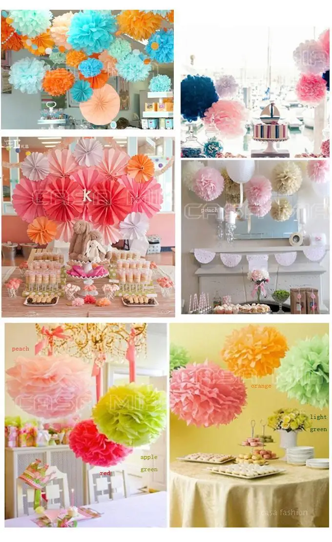 615cmRose DIY Party Decorations Tissue Paper Fuchsia Pompom Flowers Balls 615cmRose DIY Party Decorations Tissue Paper Fuchsia Pompom Flowers Balls