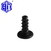 Factory First rate -quality black phillips cross recessed mushroom head two-starts thread tapping screws