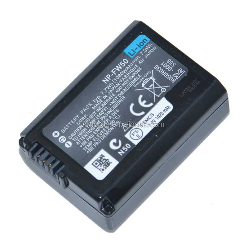 Original Digital Camera battery For Sony Battery FW50 NP-FW50 A55 NEX-C3 NEX-5N NEX-5C NEX-7