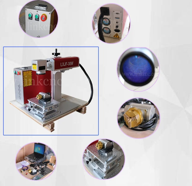 20W 30W 50W Metal and non-metal materials portable fiber laser marking machine