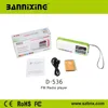 BANNIXING B-536E FM Radio LED Display Digital audio player Support 2 TF Card Music Play