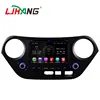 double din android 9.1 2+16g quad core car dvd gps navigation player vehicle audio for HYUNDAI I10 2014-2015 with steering wheel