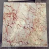 Cheap 12x12 x3/8 inch white and red veins marble tile bathroom design