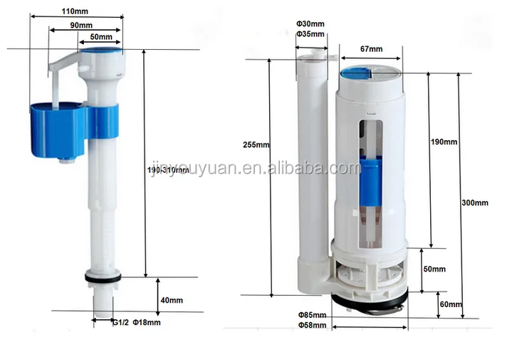 Peru Hot Selling Upc Toilet Parts Flush Fitting Y004 - Buy Upc Toilet ...