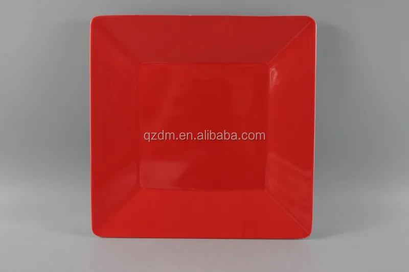 10.25"Melamine Square Plate Melamine picnic plate