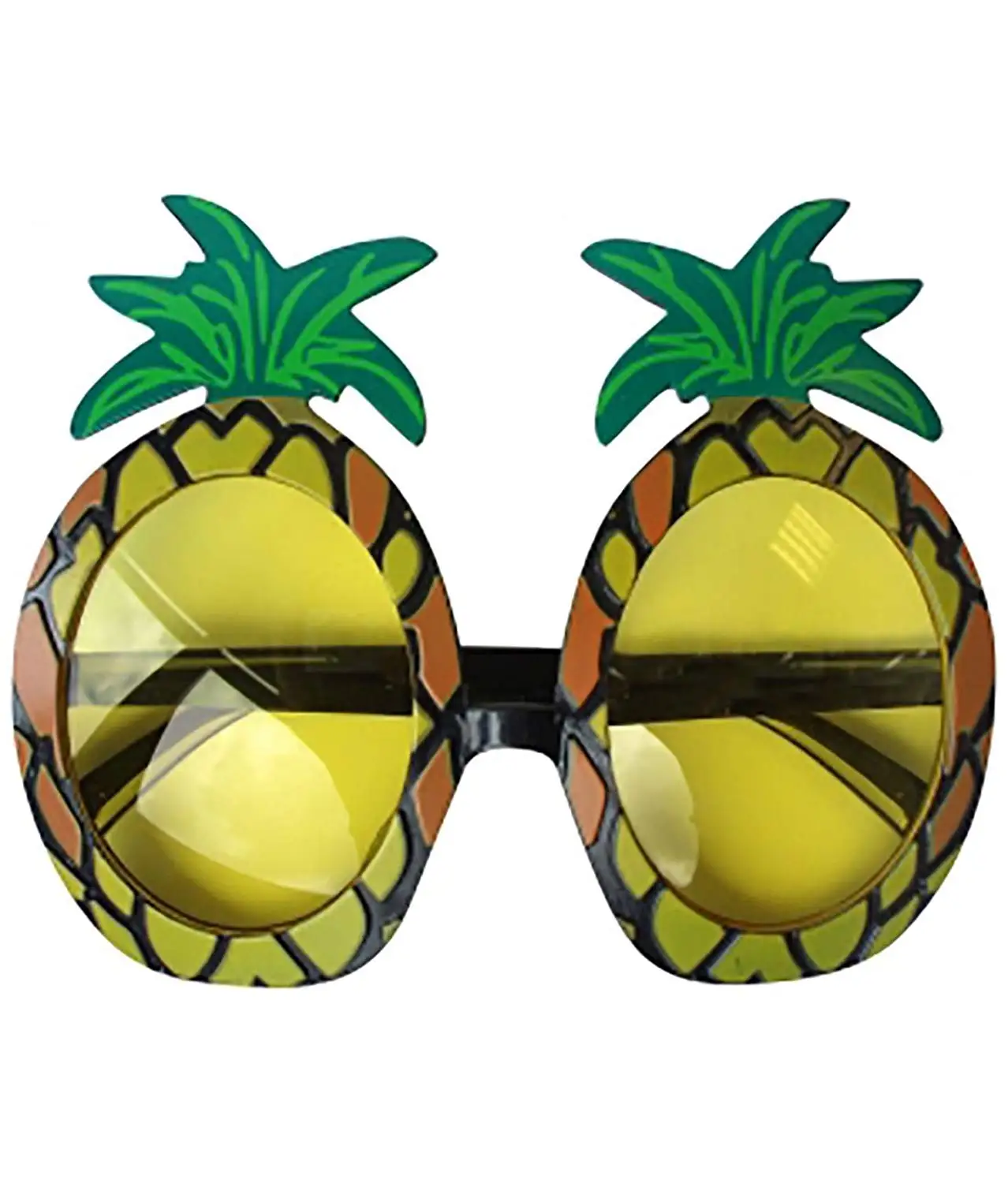 Girls Hawaiian Pineapple Fancy Glasses Ladies Beach Party Wear Fancy Dress Accessory One Size