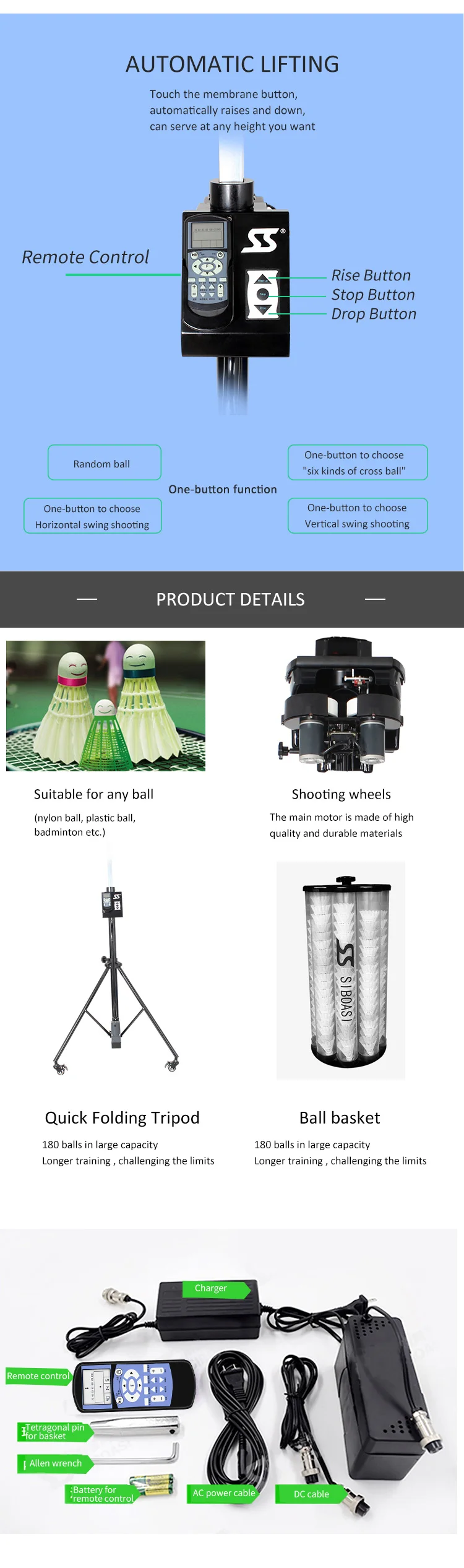 shuttlecock throwing machine china