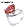 925 Sterling Silver Rings for Women 9.2 Carats Created Diaspore Ring Color Change Wedding Anniversary Gifts