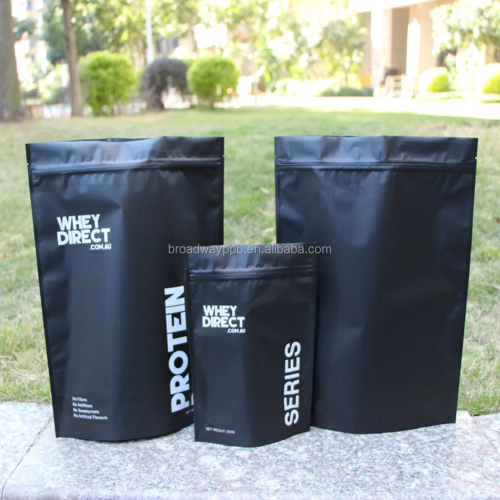 White Matte 12oz Doypack Coffee Bag/Biodegradable Bag For Dry Food/Tea Packaging