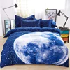 3D Interstellar Dust Space Printed Bedding Set Quilt Shell Pillowcase Bed Sheet