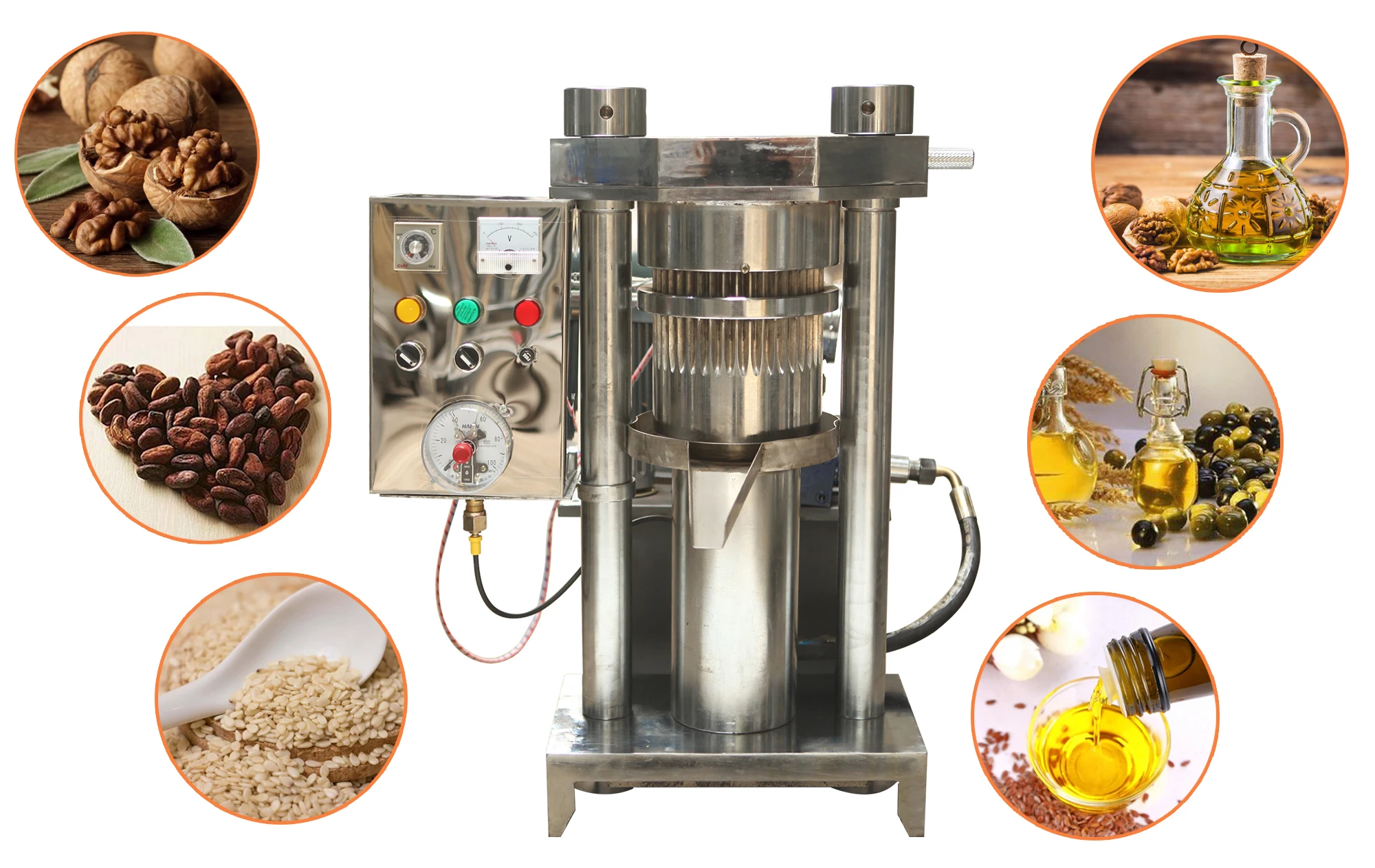 Cold Hand Hydraulic Cocoa Beans Press Machine /cocoa Liquor Price For