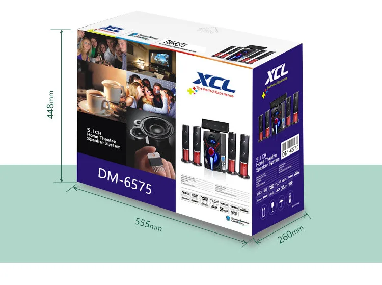 Nice price multifunction wireless BT used 5.1 home theater speaker system - ANKUX.COM