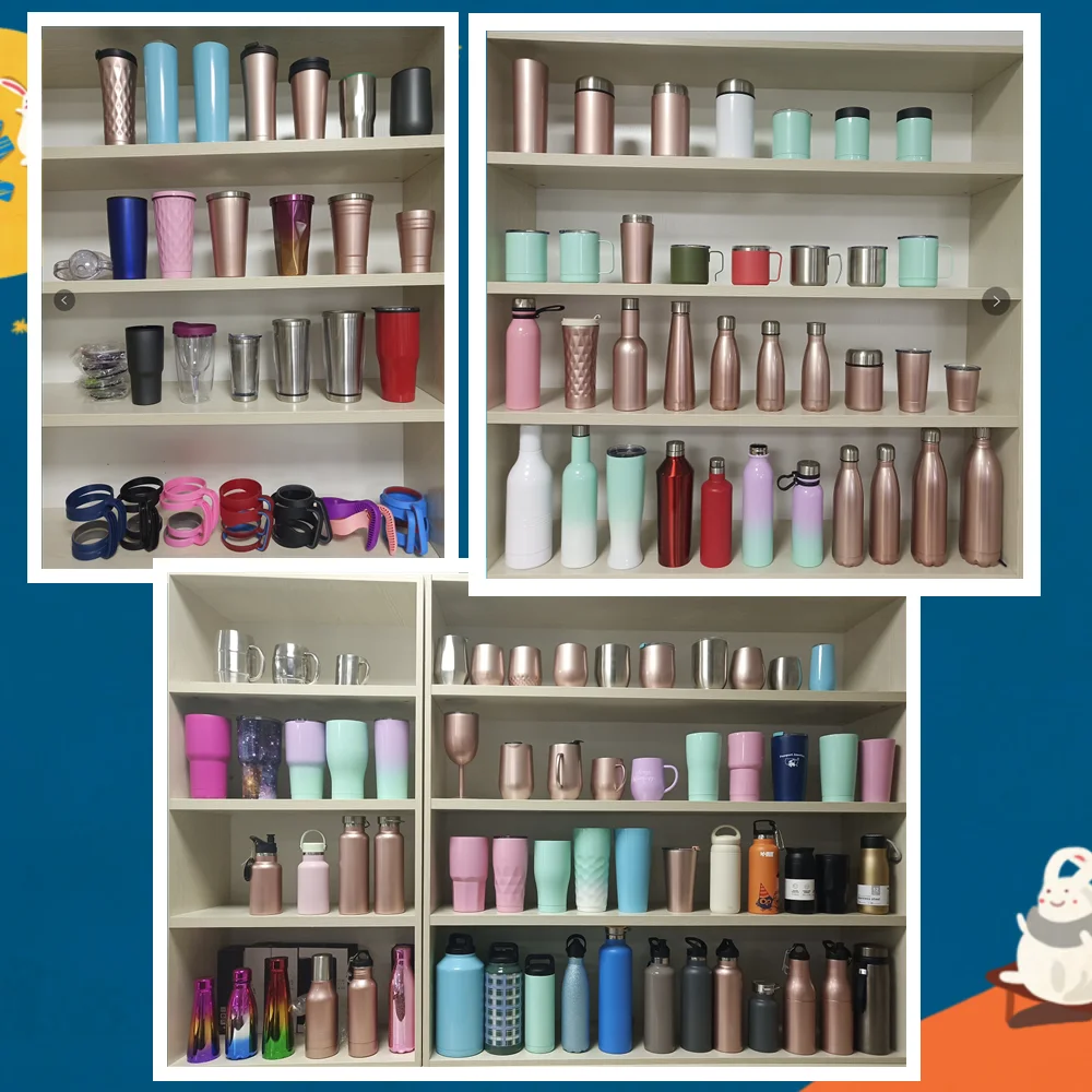 Custom Gift Double Wall Thermos Water Bottle Stainless Steel Red Wine Bottle Set With Gift Box