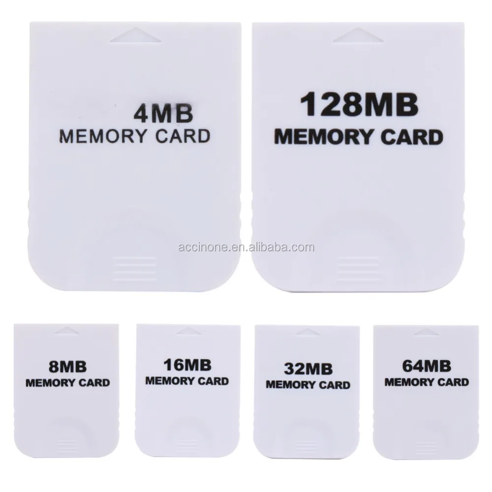 
4MB 8MB 16MB 32MB 64MB 128MB Practical White Memory Card For Nintendo Wii For Gamecube GC Game 