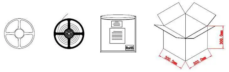 Remote Control Option Ultra Thin Multicolor Flexible Led Tape Strip Light 5050 60leds 12V RGB Led Strip