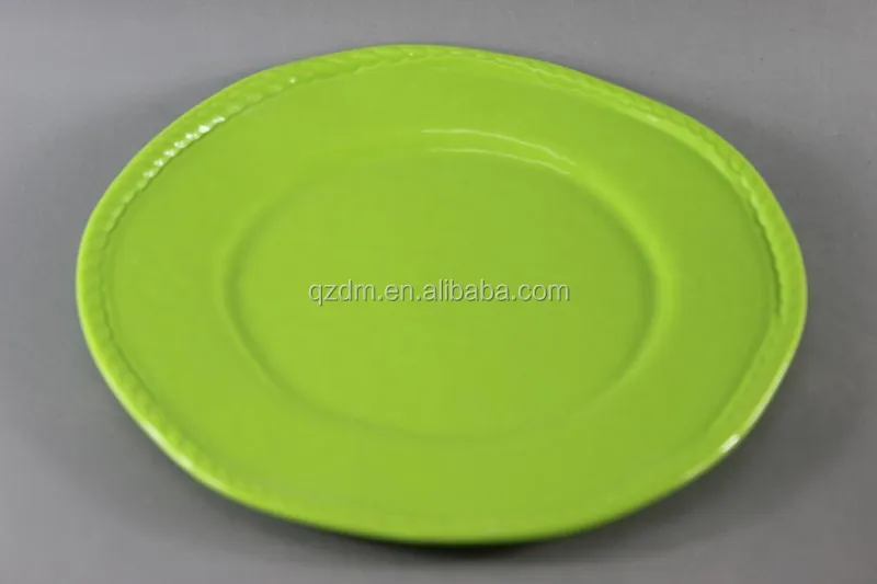 Unbreakable Accidented Melamine Dinner Plate