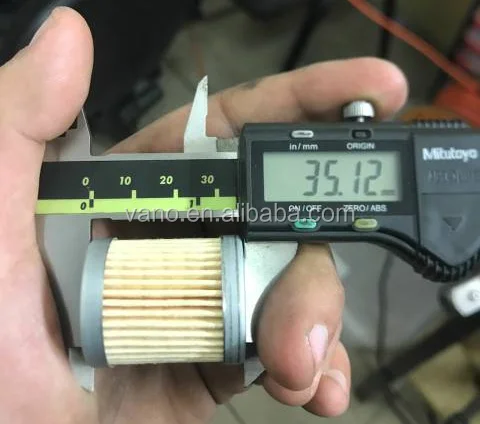 Motorcycle 12.6MM diameter paper oil filter