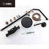 Eco-friendly black rainfall shower set shower product taps mixer