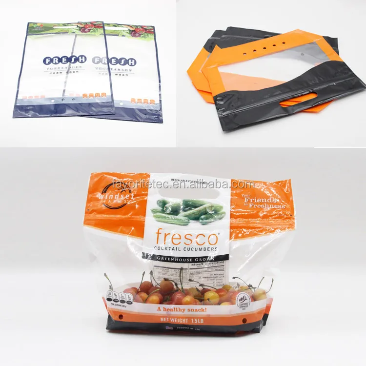 Resealable Fruits Vegetable Plastic Zip Lock Food Packaging Bag Buy