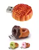 snack food USB, cheese snack usb drive, rubber moon cake shape usb