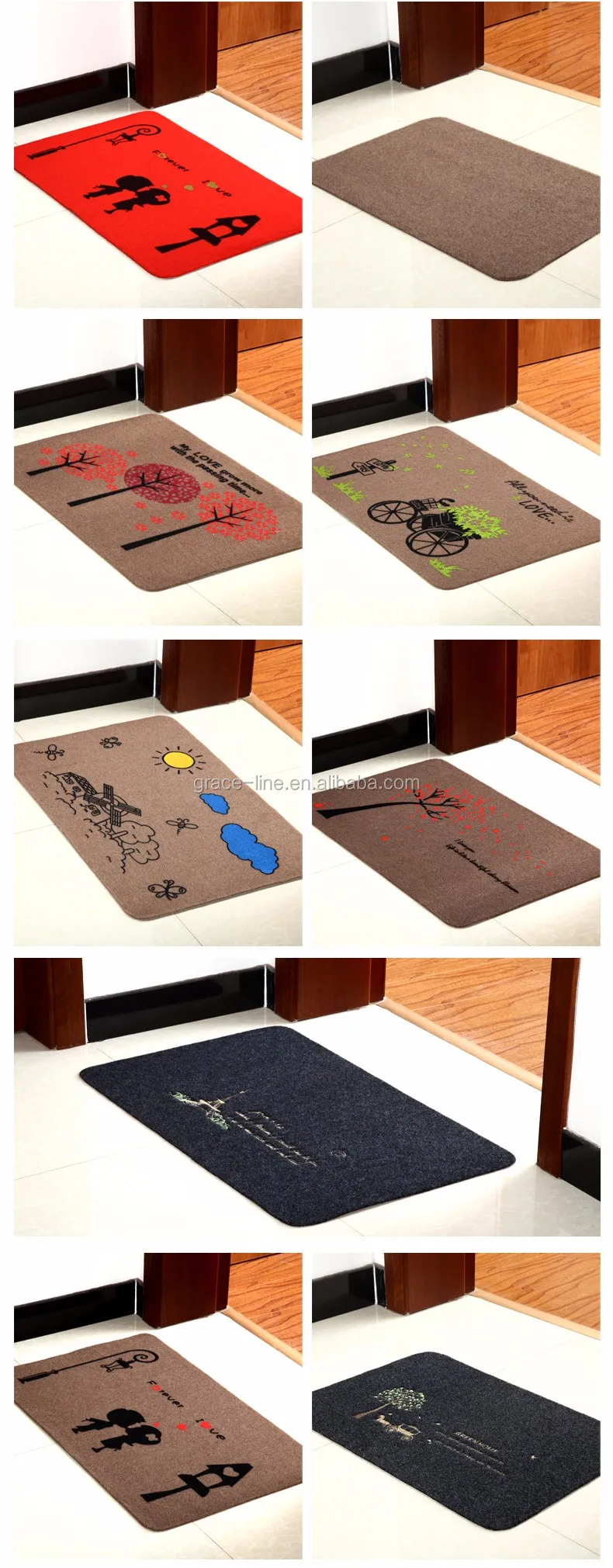 Sublimation Blank Door Mat With Rubber 40*60cm Buy Sublimation Blank