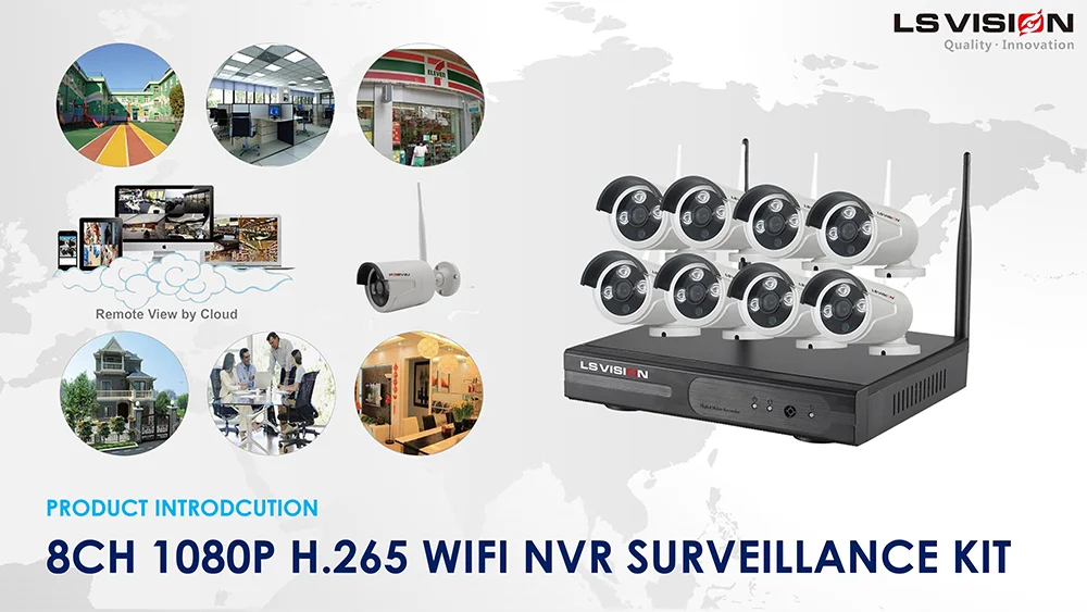 Ls Vision Plug And Play Cctv Wireless Remote 1080p Wifi Security Ip