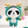 Zodiac Strong panda in classical dragon plush chinese toy