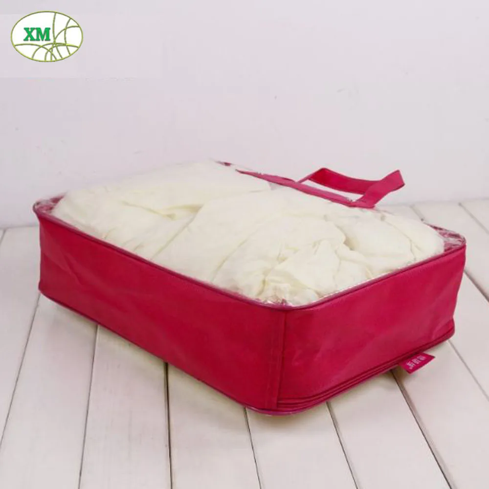 Clear Pvc Bedding Packaging Bag/steel Rim Bag For Quilt,Pvc Blanket Bag